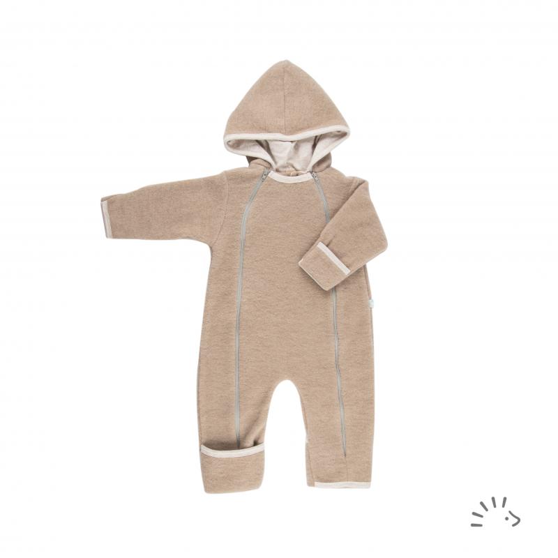 Popolini Wollfleece Baby Overall GOTS