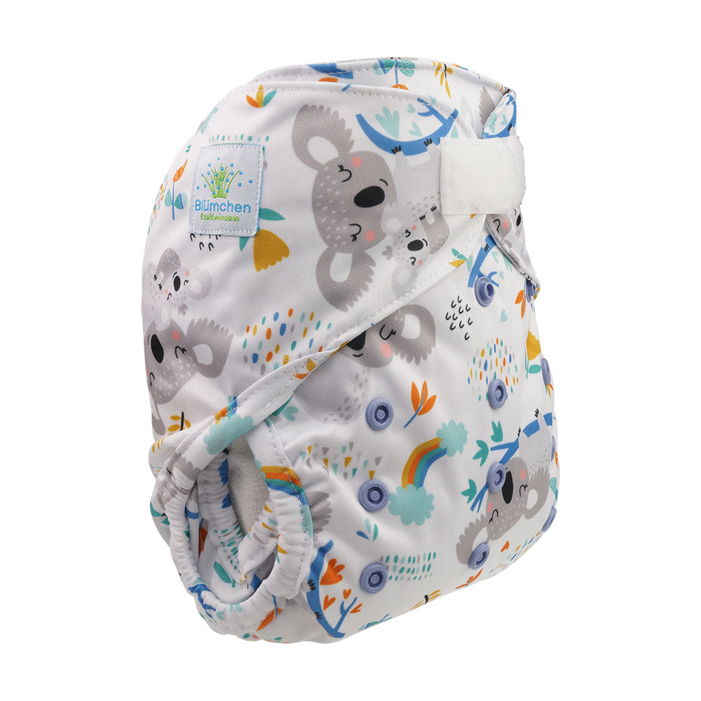 Blümchen Überhose  Klett OneSize (4-16kg)