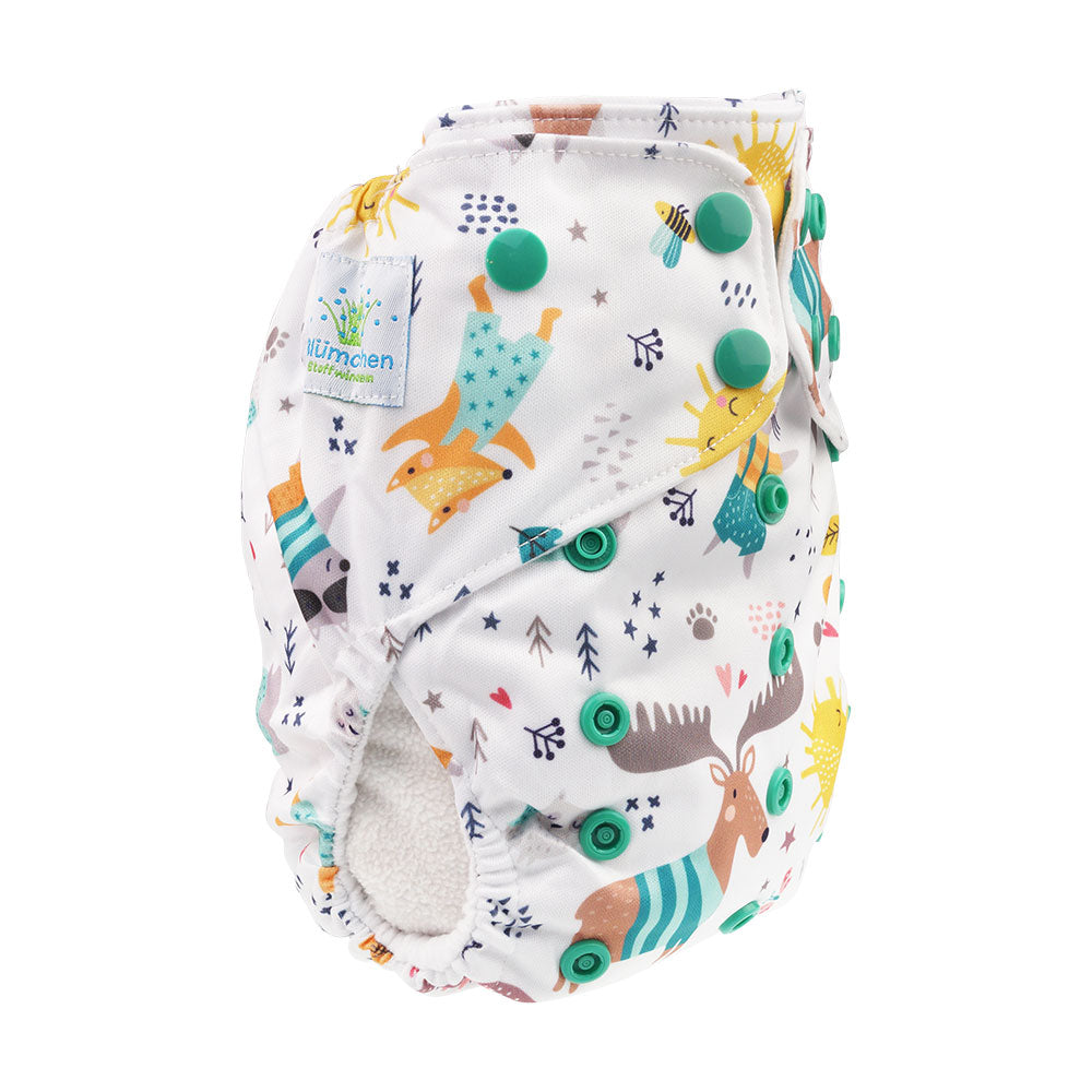 Blümchen Pocketwindel OneSize Druckverschluss