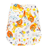 Blümchen 2 in 1 Ecoshell Überhose Onesize Druckverschluss