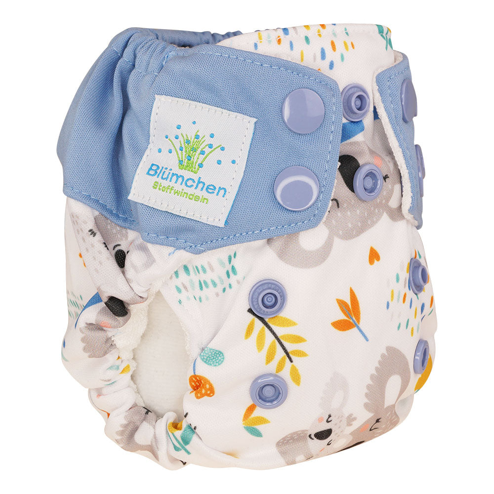 Blümchen Newborn All-in Pocket Diaper Bamboo Print (2-4kg)