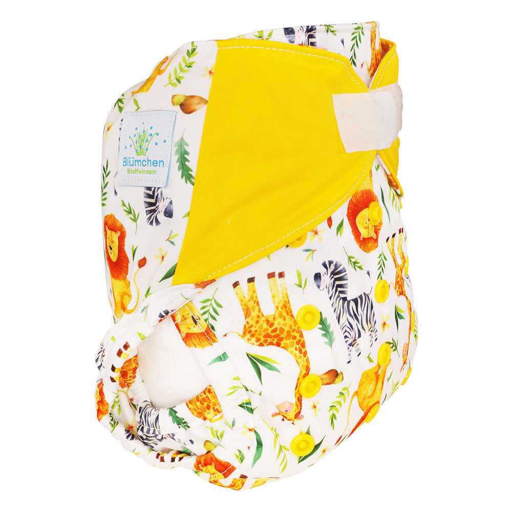 Blümchen Überhose  Klett OneSize (4-16kg)