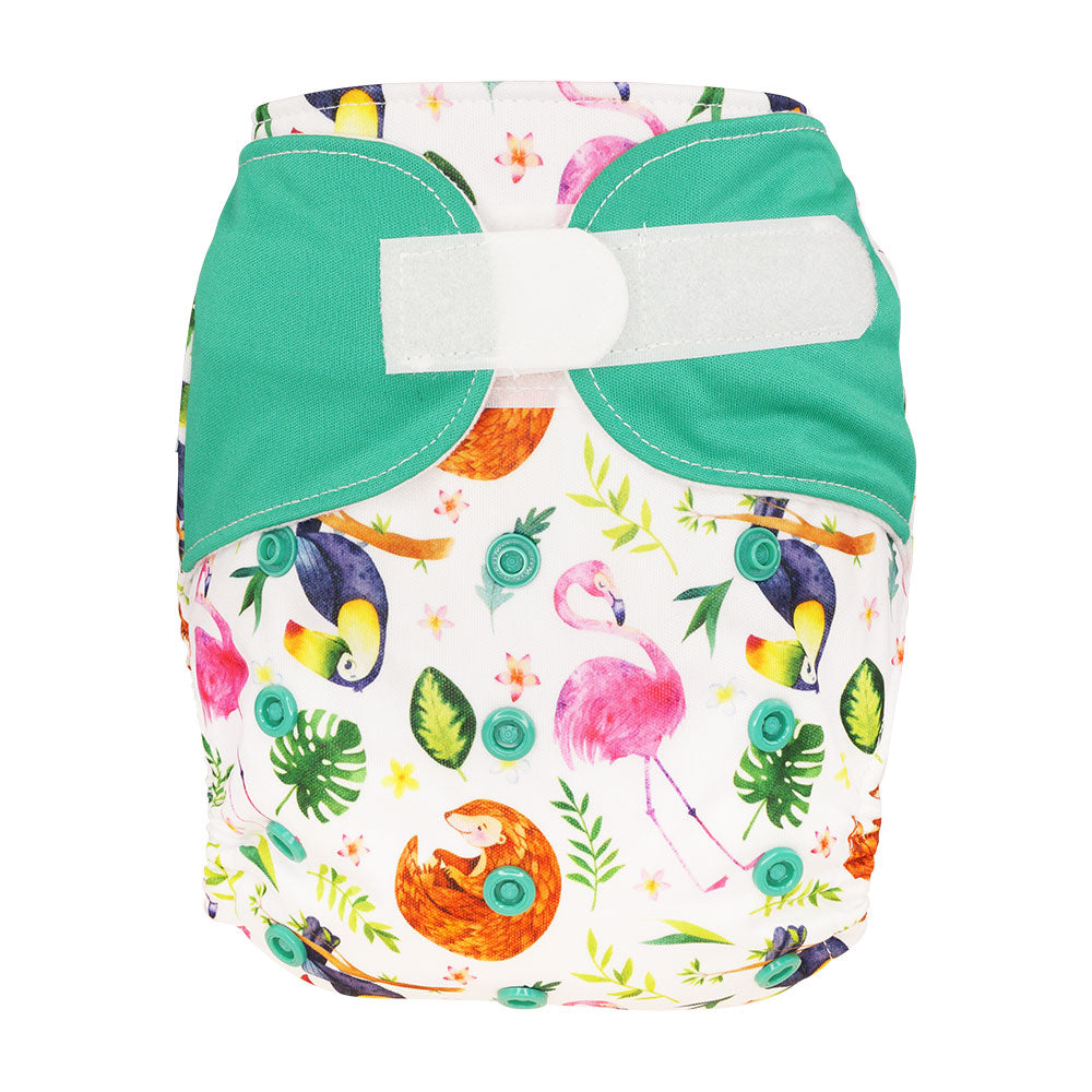 Blümchen Pocketwindel OneSize Klettverschluss