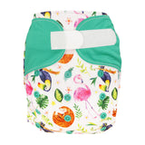 Blümchen pocket diaper one size Velcro fastener