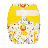 Blümchen pocket diaper one size Velcro fastener