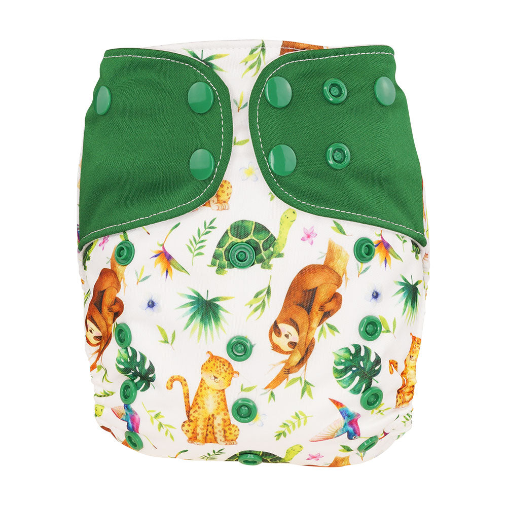 Blümchen Pocketwindel OneSize Druckverschluss