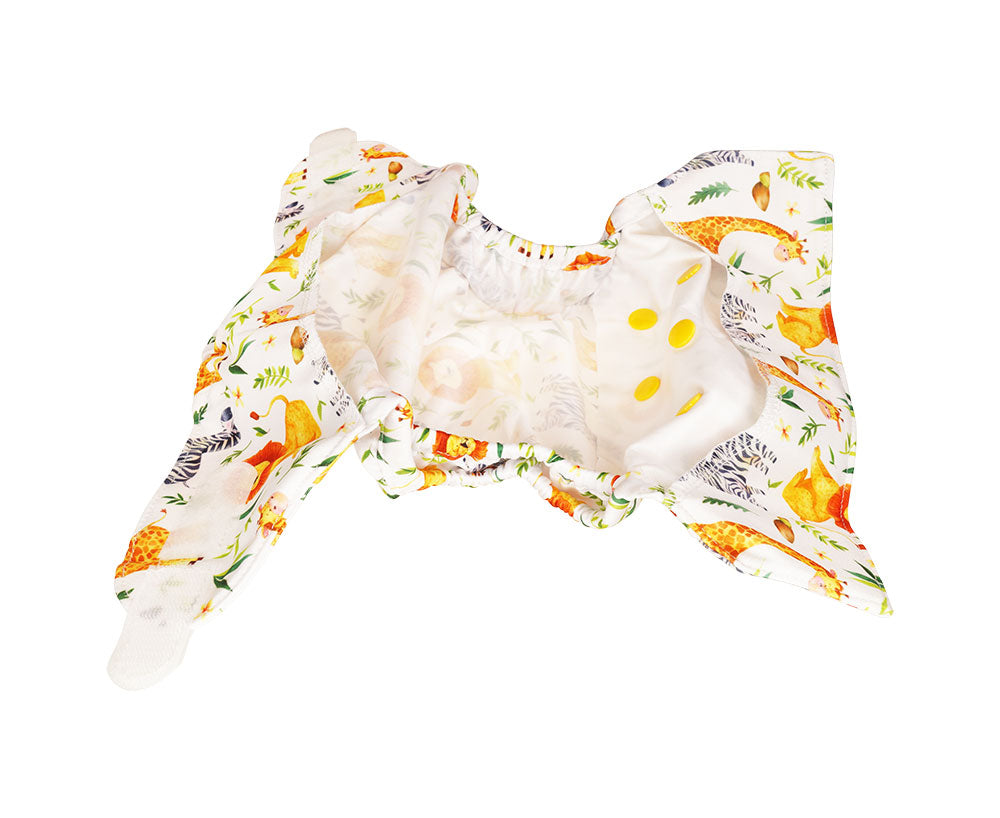 Blümchen Überhose PUL für Neugeborene