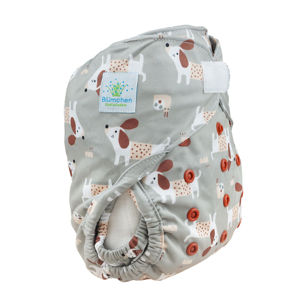 Blümchen Überhose  Klett OneSize (4-16kg)