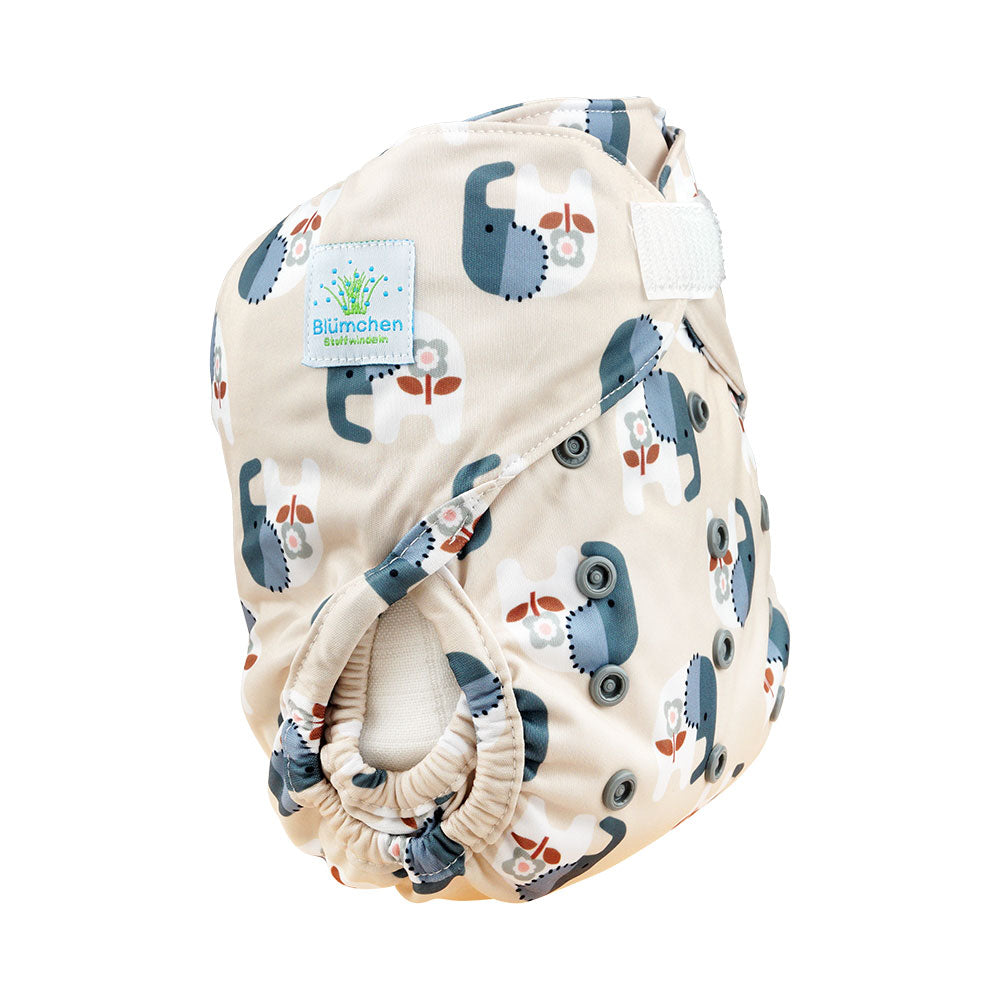 Blümchen Überhose  Klett OneSize (4-16kg)