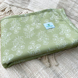 Blümchen Changing Mat Floral Green