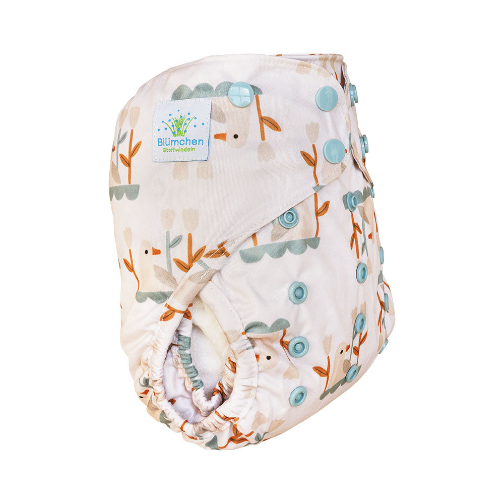 Blümchen Überhose Druck OneSize (4-16kg)