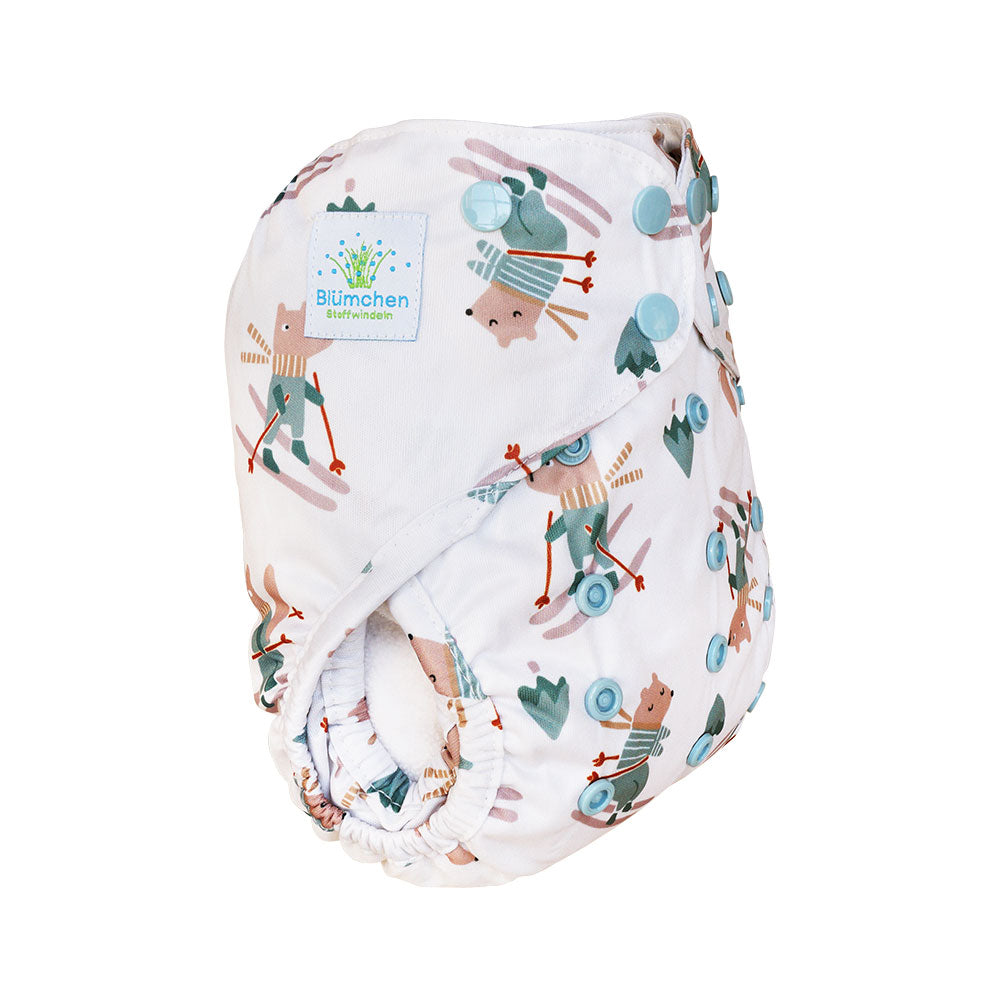 Blümchen Überhose Druck OneSize (4-16kg)