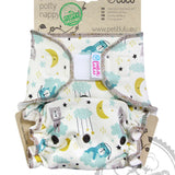 Petit Lulu Maxi night diaper "Fluffy Organic" 7 - 16 kg