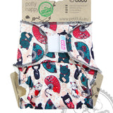 Petit Lulu Maxi night diaper "Fluffy Organic" 7 - 16 kg