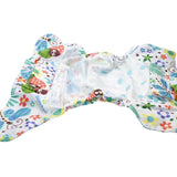 Blümchen 2 in 1 Ecoshell Überhose Onesize Klett
