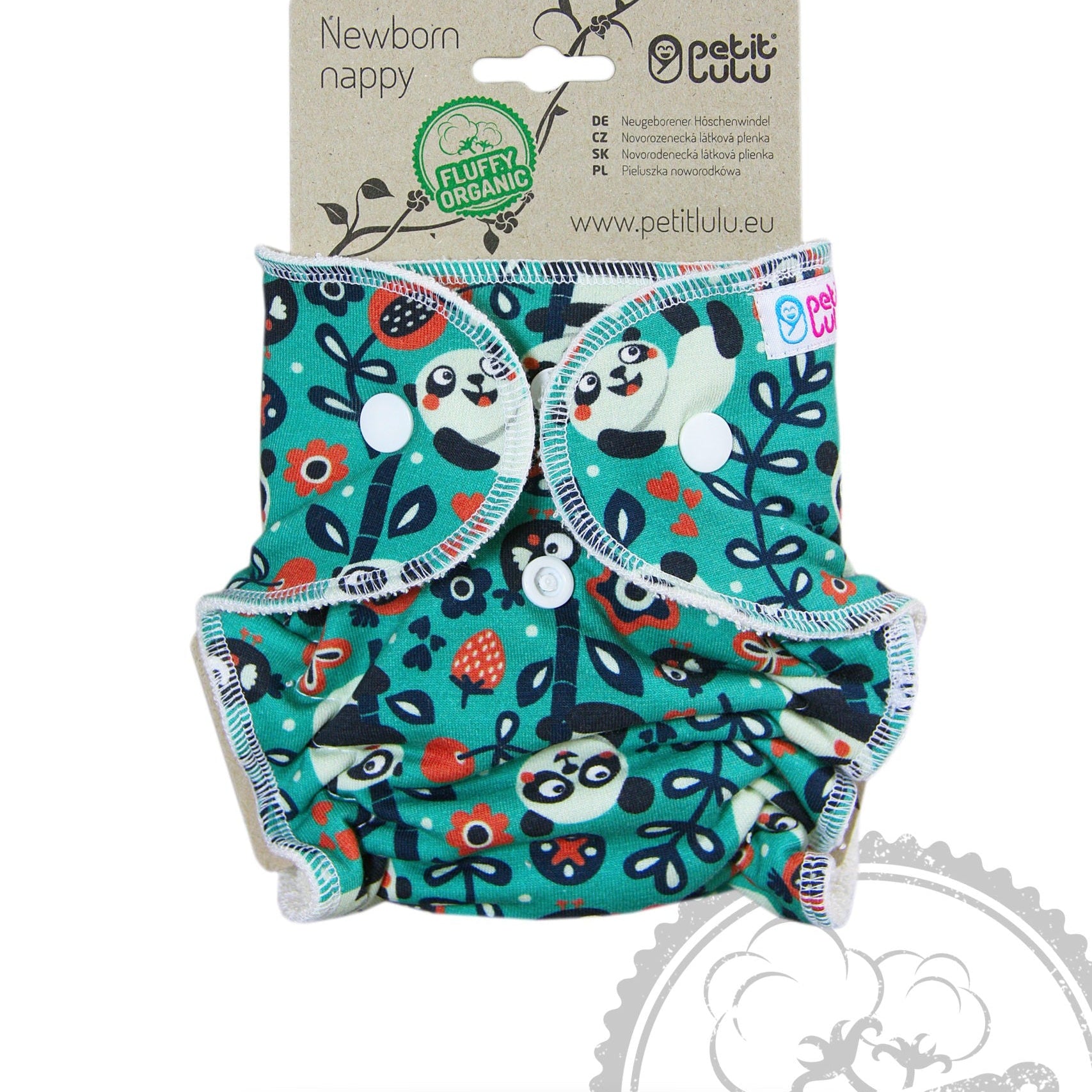 Petit Lulu Höschenwindel "Fluffy Organic" Newborn (2 - 6 kg)