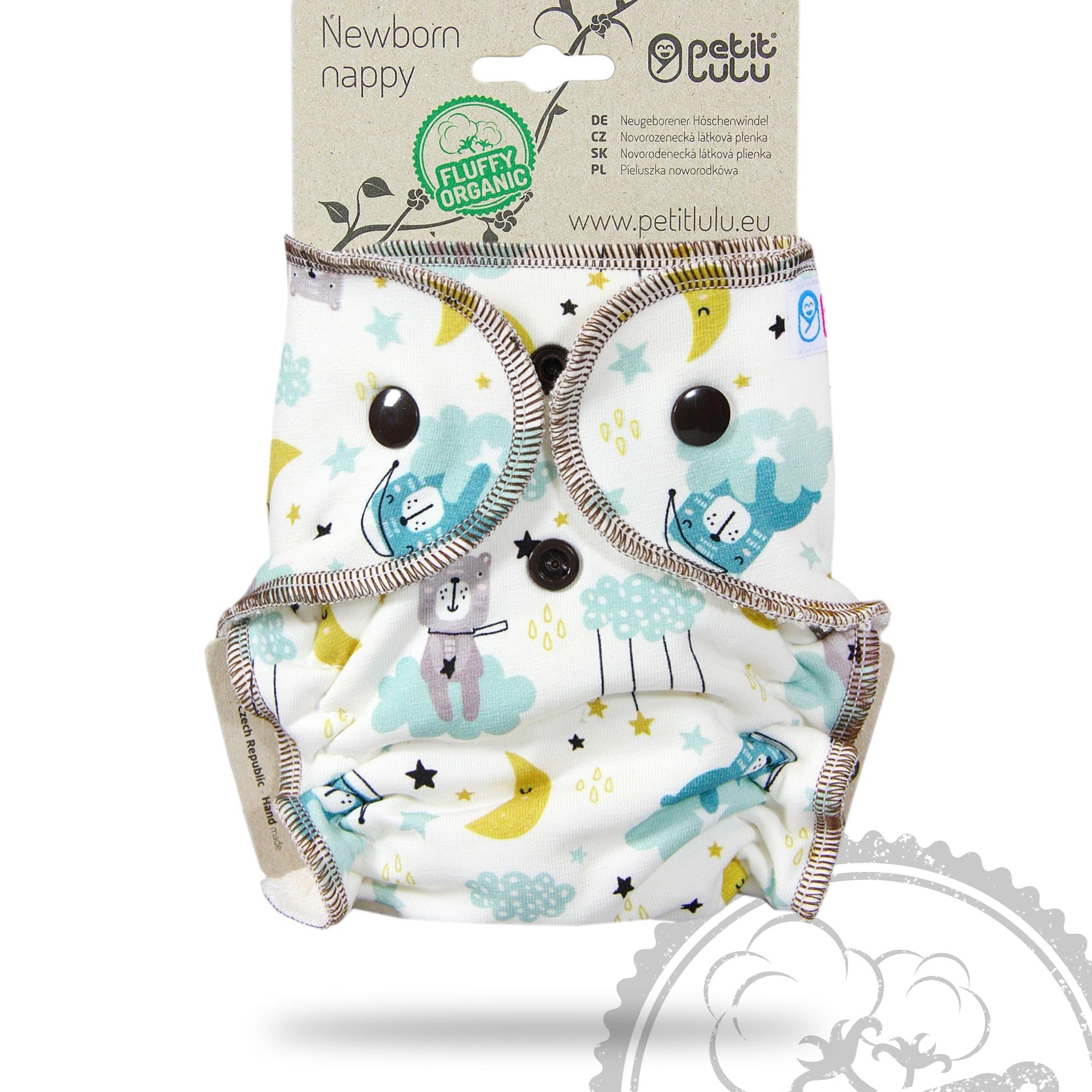 Petit Lulu Höschenwindel "Fluffy Organic" Newborn (2 - 6 kg)