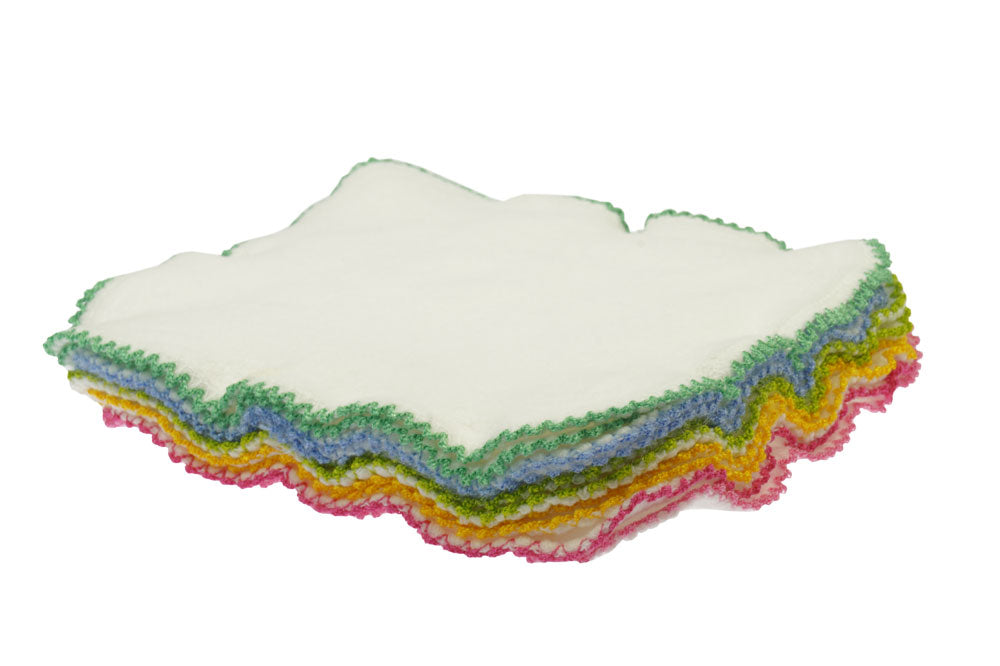 Blümchen Kuschel-Reinigungstücher BioBaumwolle 15x15cm