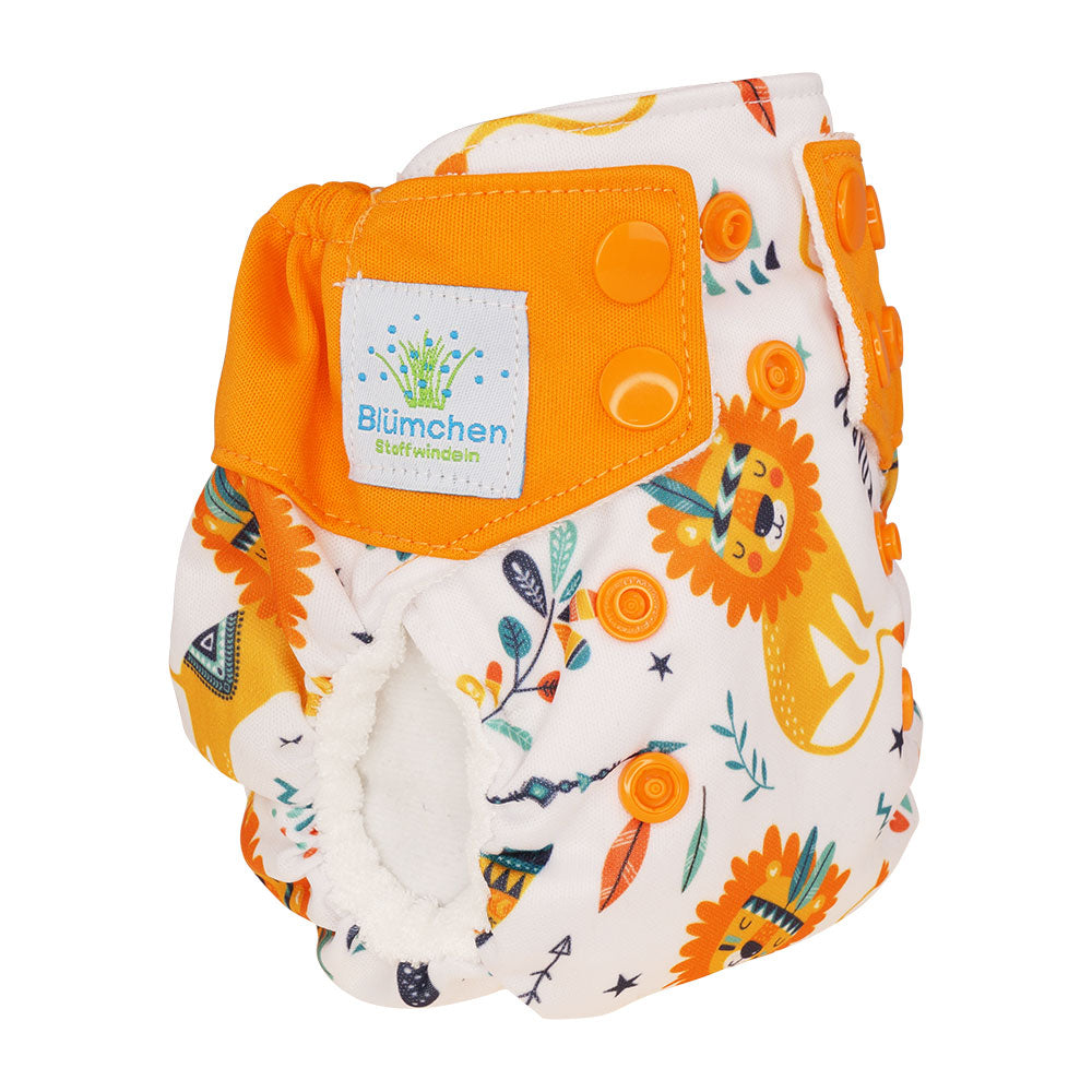 Blümchen Newborn All-in Pocket Diaper Bamboo Print (2-4kg)