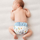 Blümchen Newborn All-in Pocket Diaper Bamboo Print (2-4kg)