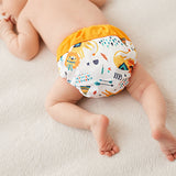 Blümchen Newborn All-in Pocket Diaper Bamboo Print (2-4kg)
