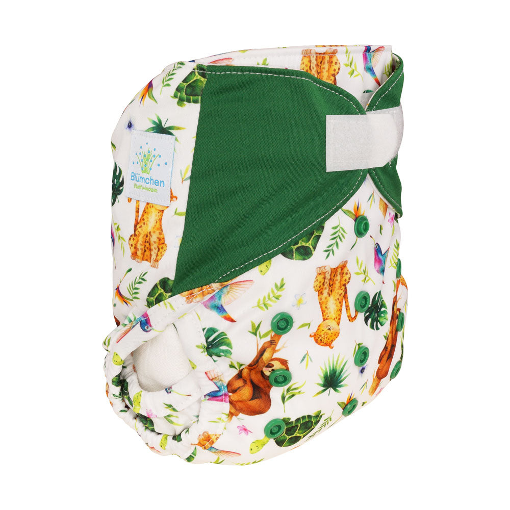 Blümchen Überhose  Klett OneSize (4-16kg)
