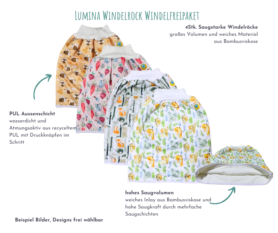 Lumina Windelrock Windelfreipaket
