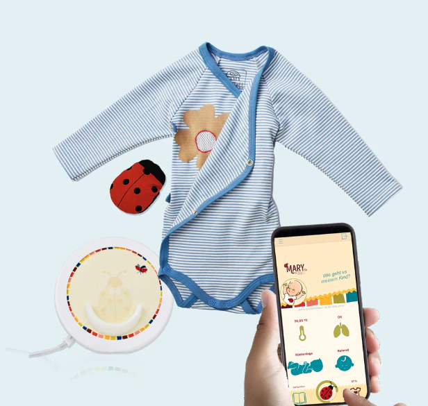 Sticklett MARY - die smarte Babyüberwachung inkl. passendem Body