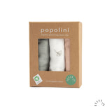 POPOLINI muslin diaper Organic Soft 3pcs.