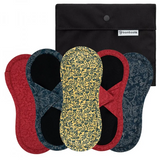 Waschbare Slipeinlagen 5er Set inkl. Wetbag