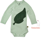 Sticklett grow-with-me wrap bodysuit long sleeve organic cotton
