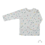 Popolini long-sleeved wrap shirt