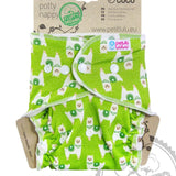 Petit Lulu pant diaper "Fluffy Organic" Snaps Onesize 5 - 16 kg