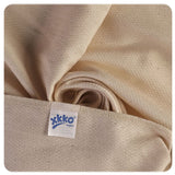 XKKO ORGANIC cotton muslin diapers 50x50 Bird Eye - Natural pack of 5