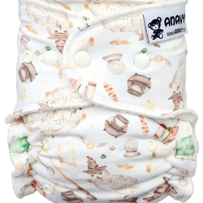 Anavy pant diaper / night diaper print one size 4 - 15 kg