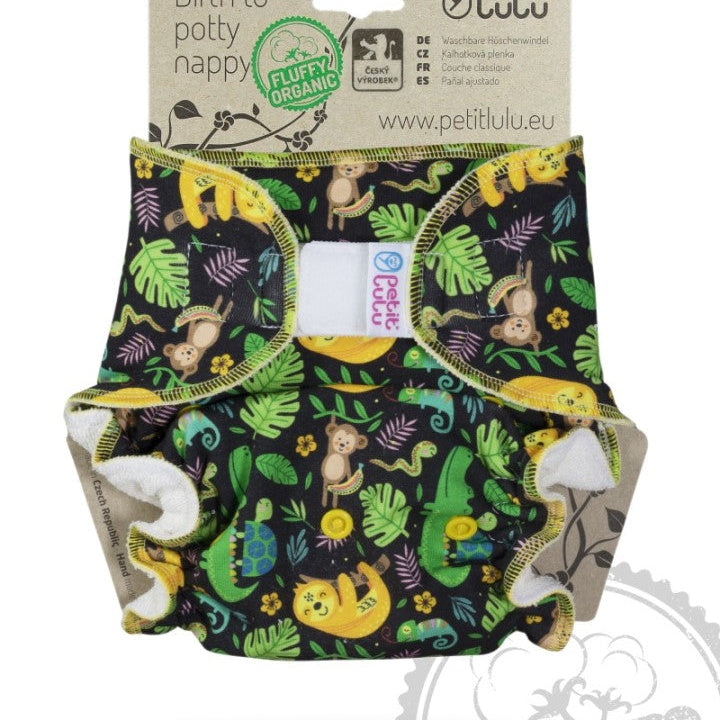 Petit Lulu Höschenwindel "Fluffy Organic" Onesize 4 - 15 kg